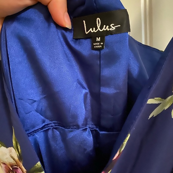 Floor length floral strappy dress - Picture 2 of 3